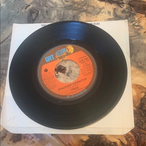 💥3/$20 Vintage Spaceship Superstar Vinyl Record 45 RPM - Picture 3 of 5